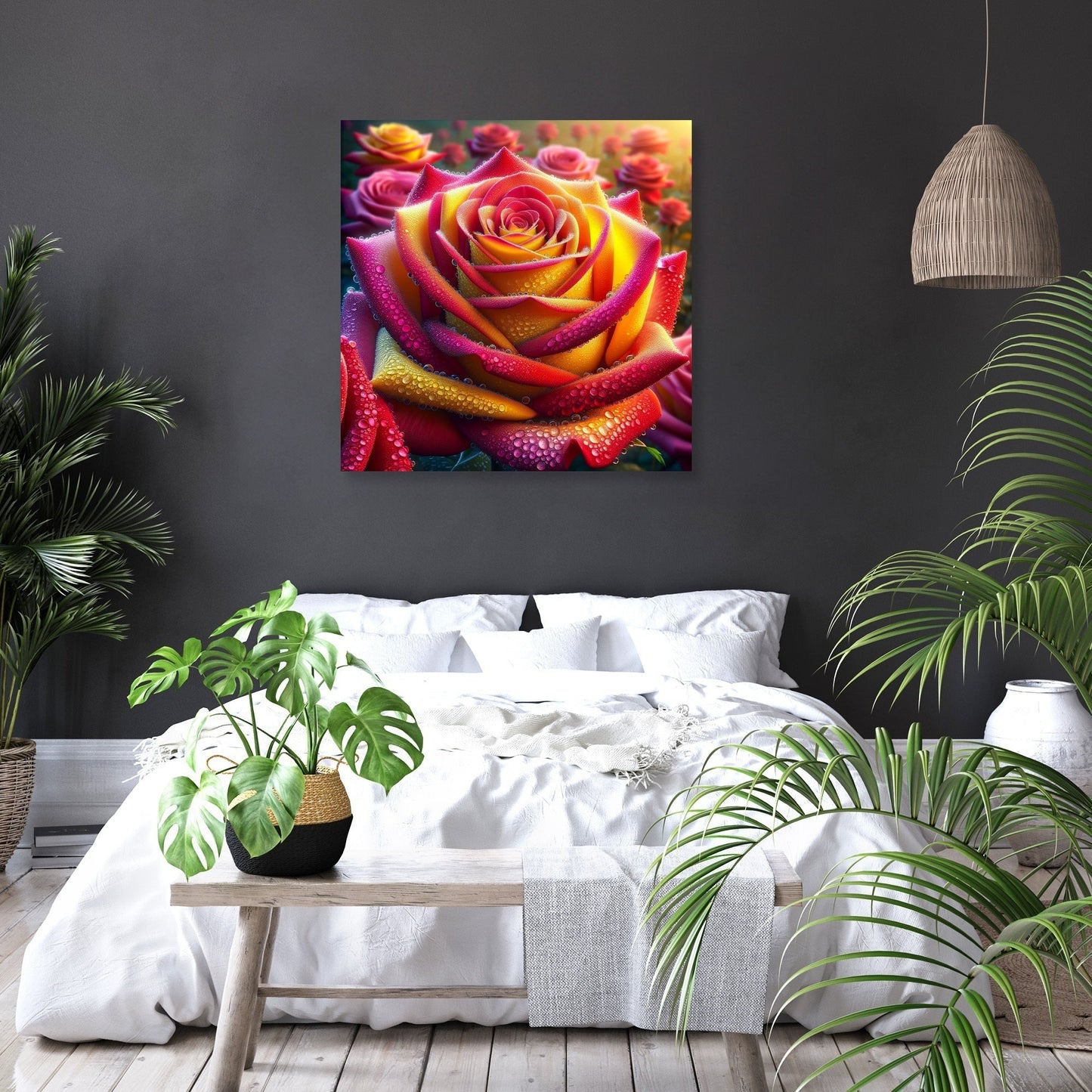 Realism Rose Dew Canvas