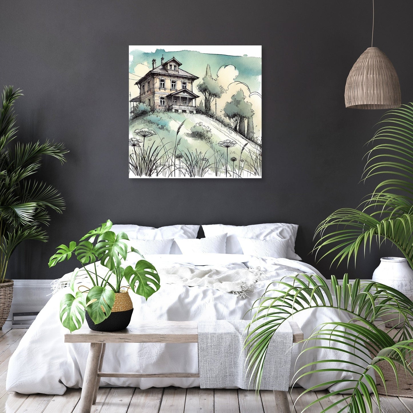 Hilltop Serenity Canvas