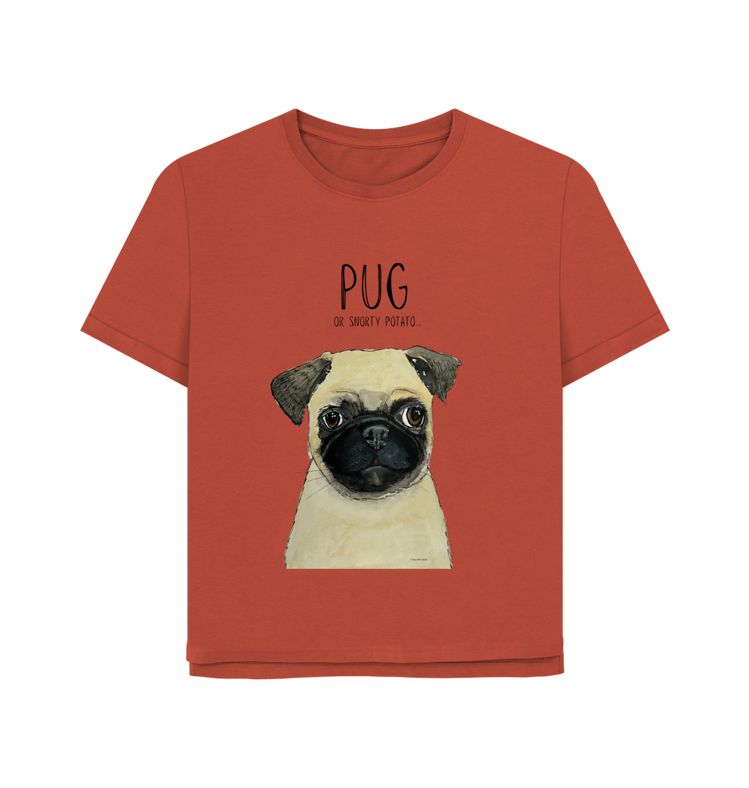 Pug Women's Relaxed Fit T Shirt