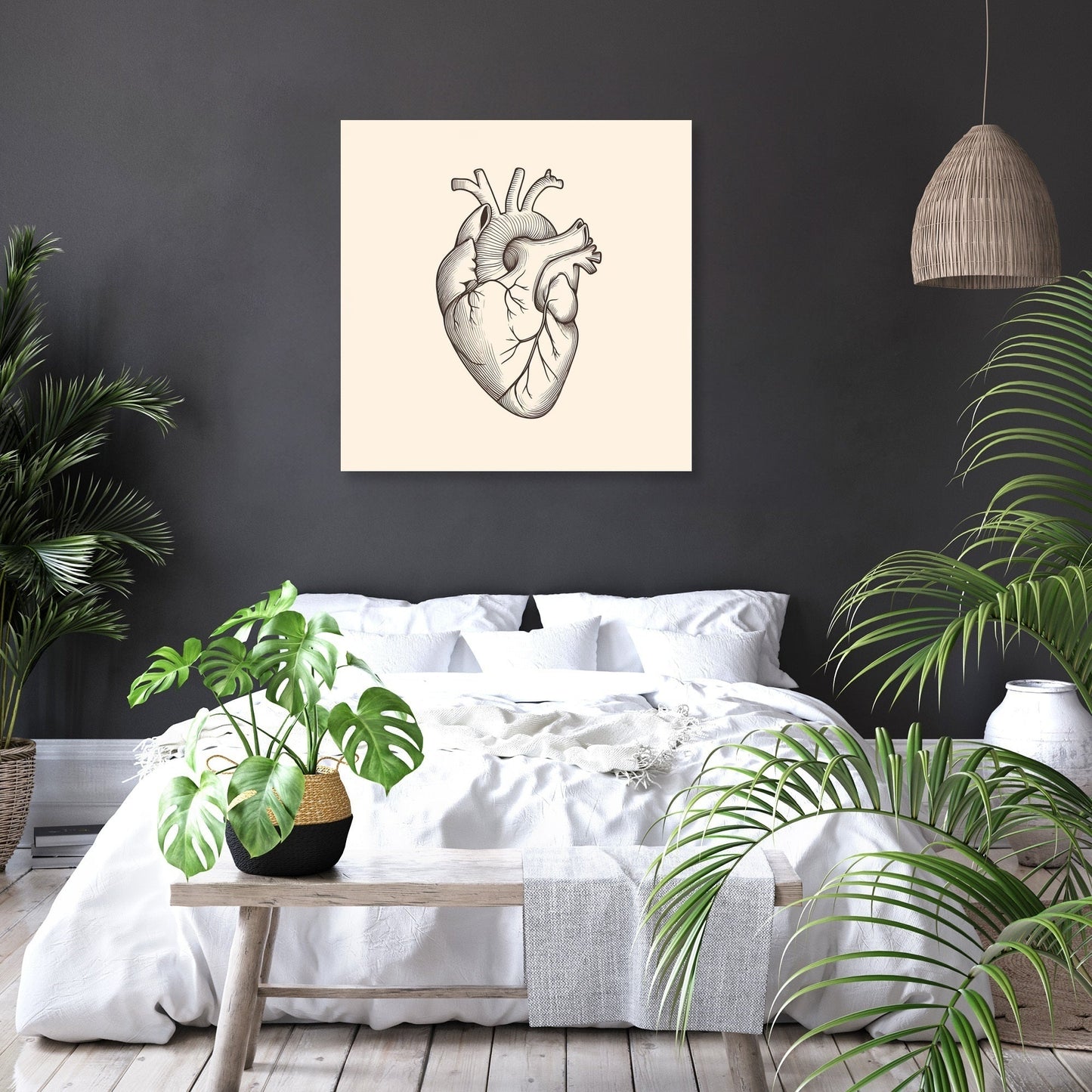 Heart Anatomy Canvas