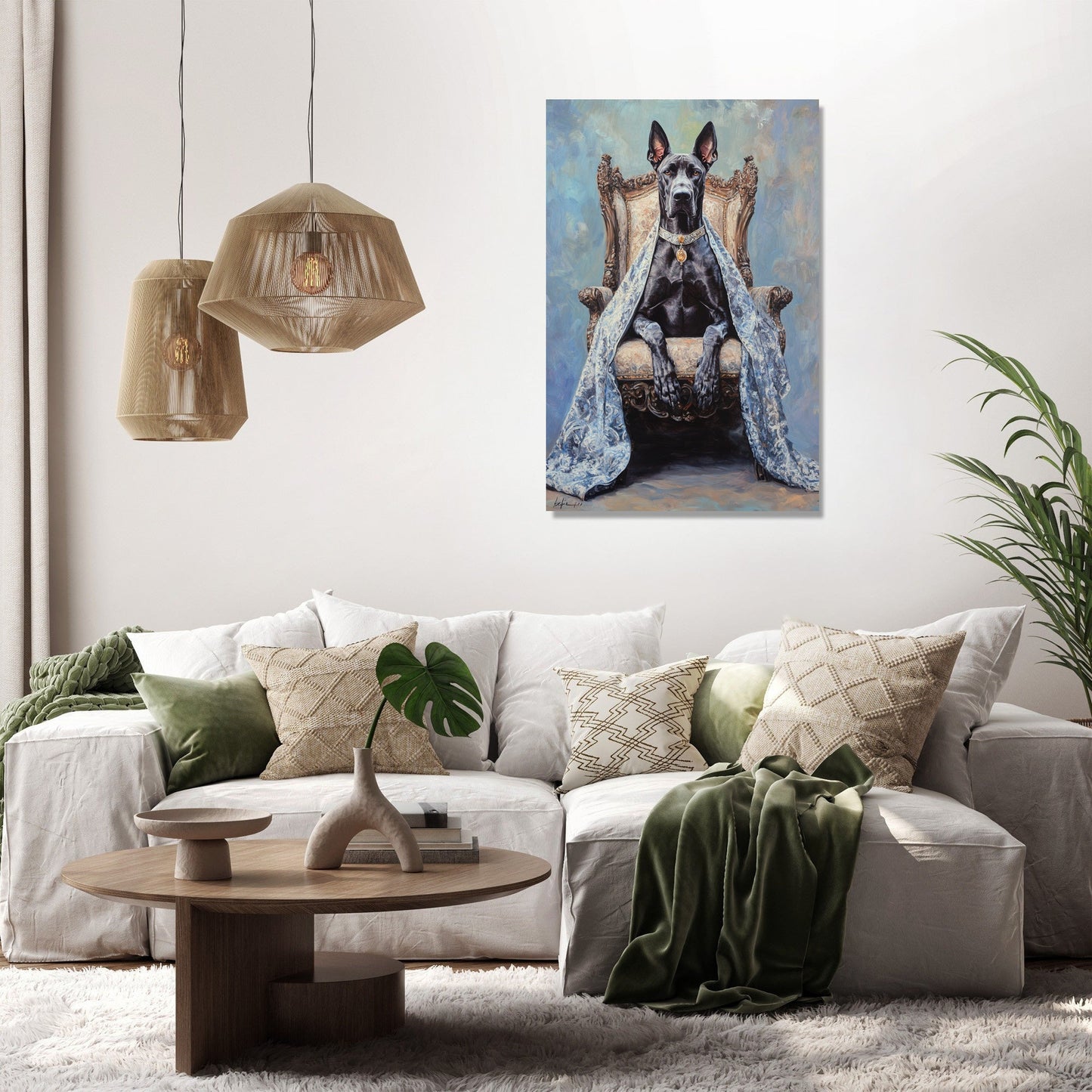 Great Dane Majesty Canvas