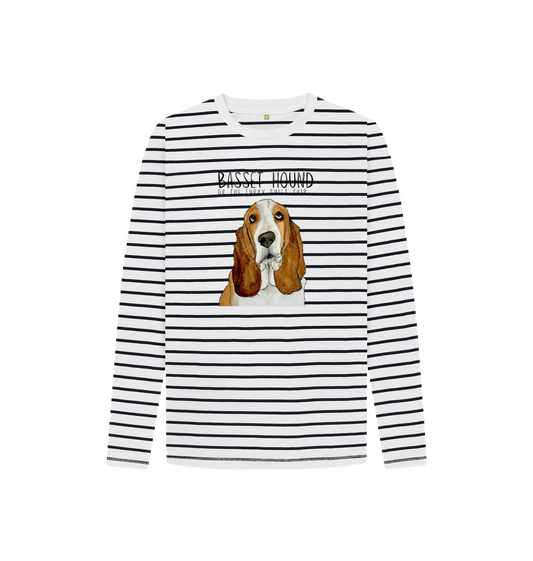 Basset Hound Child's Breton Long Sleeve Tee: The Ultimate Guilt Trip Fashion!