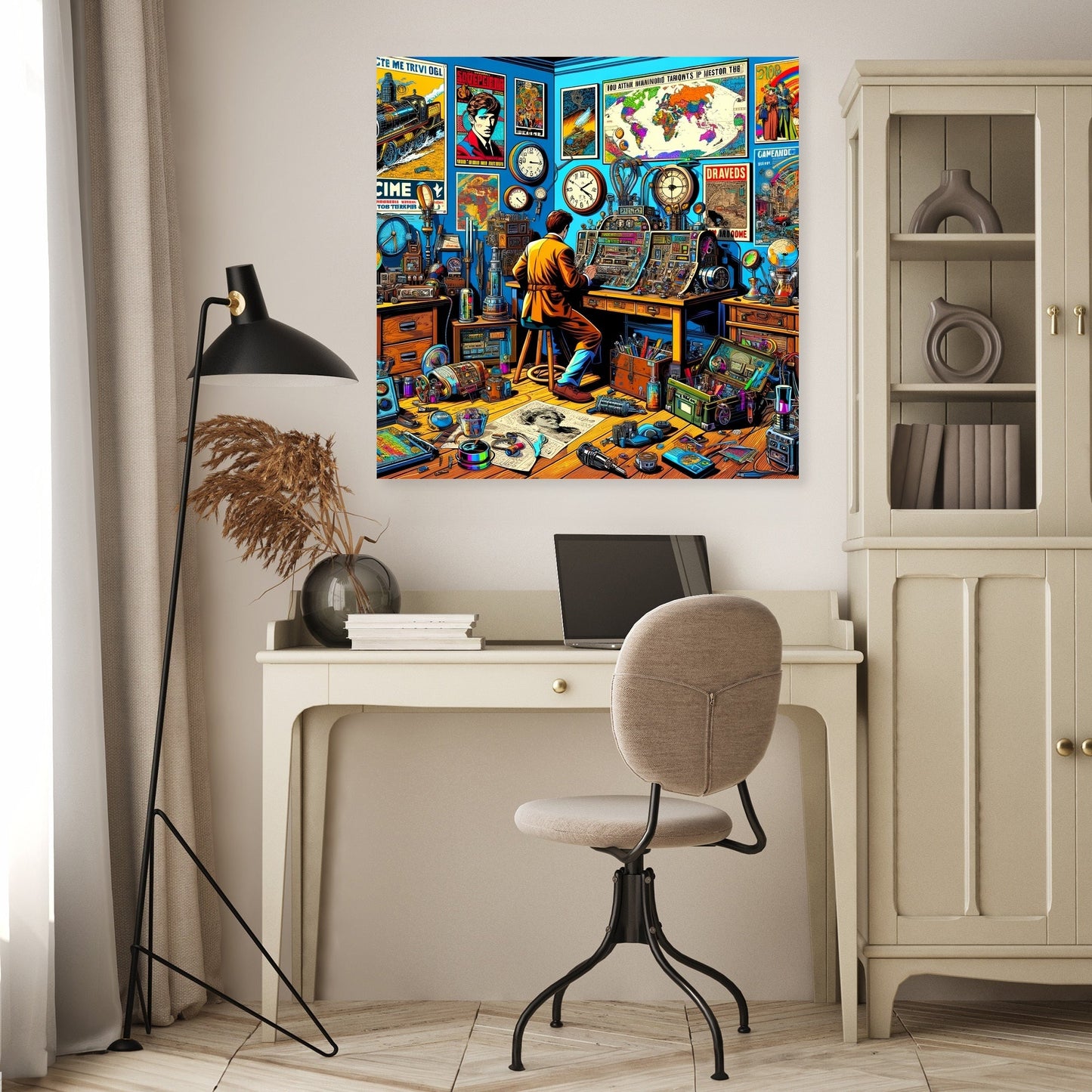 Temporal Tapestry Canvas