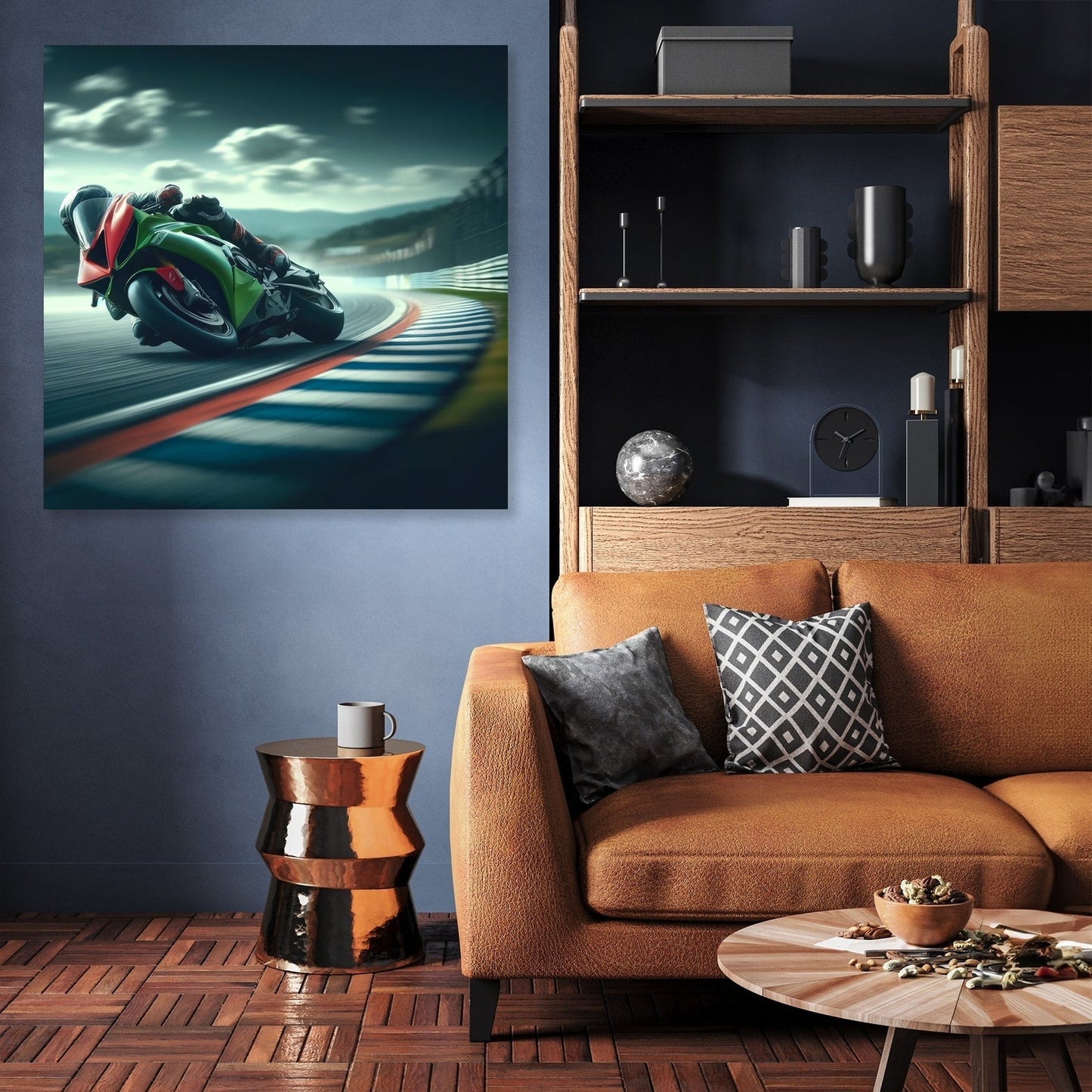 Racetrack Rush Canvas