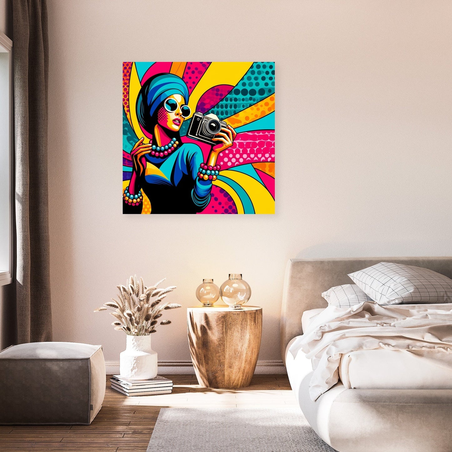Radiant Retro Canvas