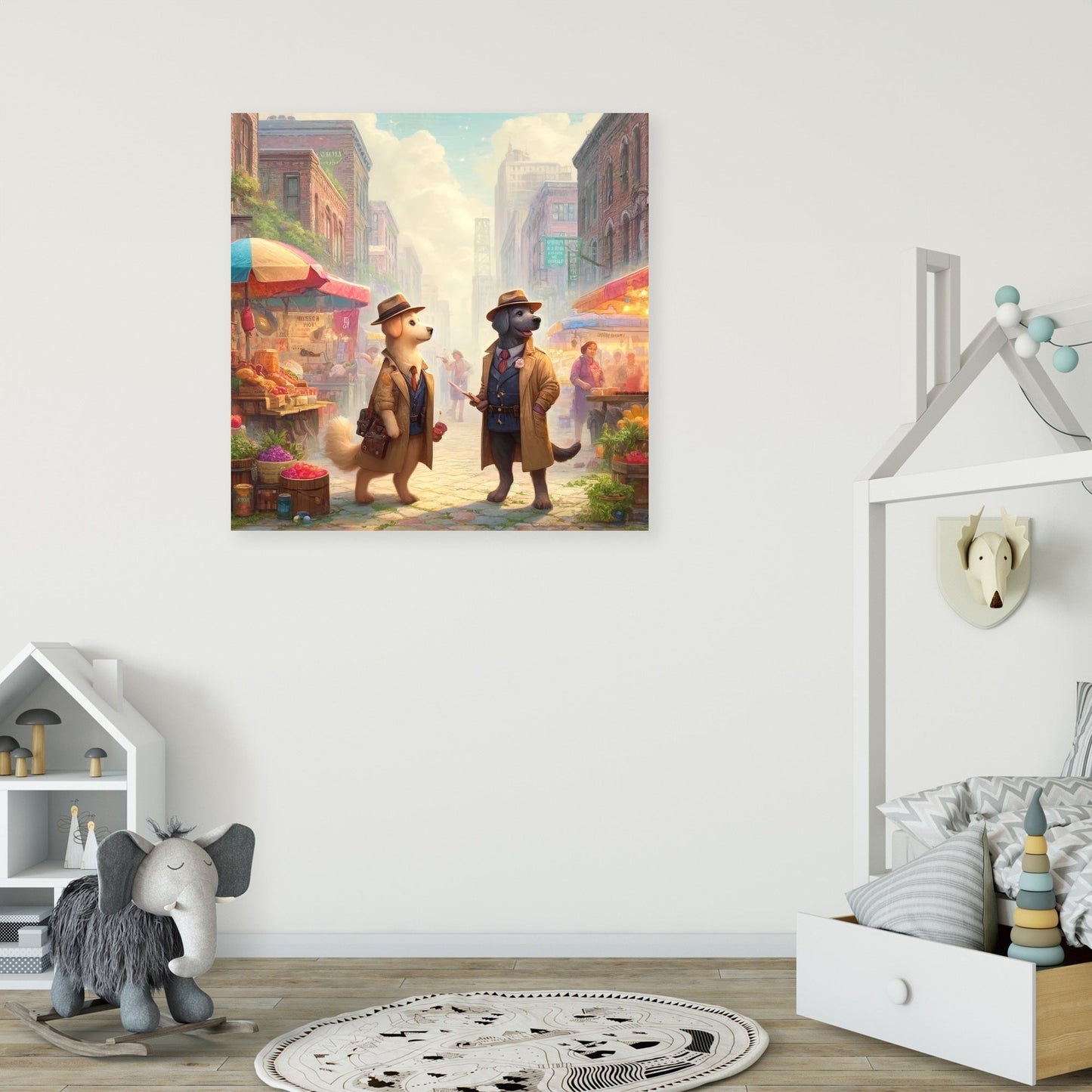 Market Mystery Canvas