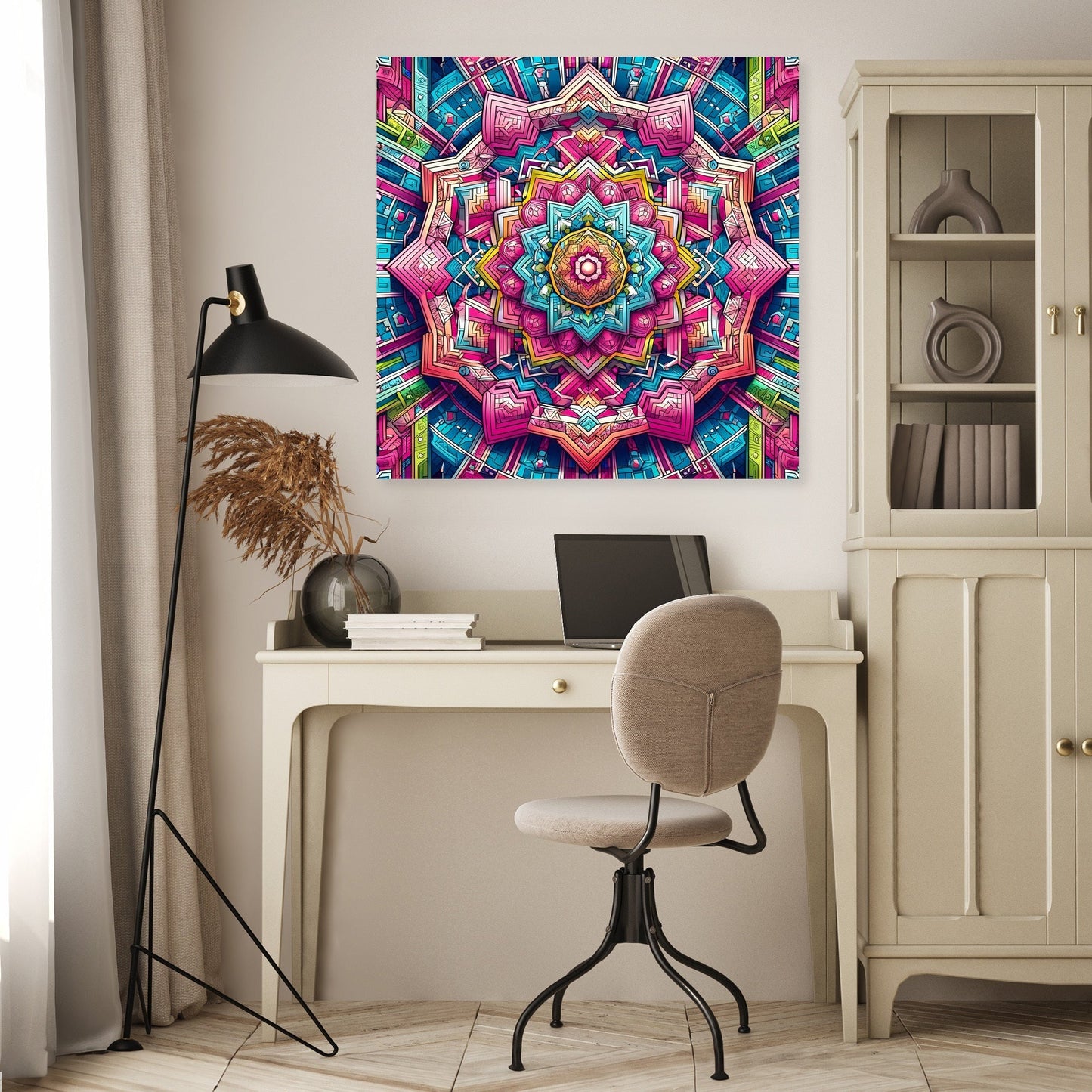 Labyrinthine Vibrance Canvas