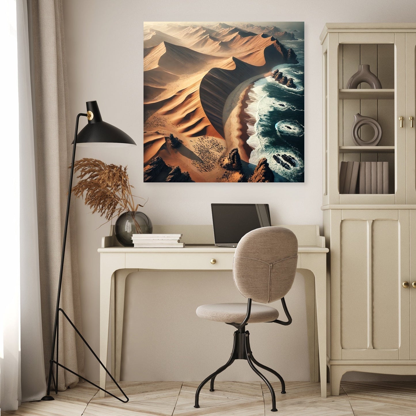 Desert Meets Ocean Canvas