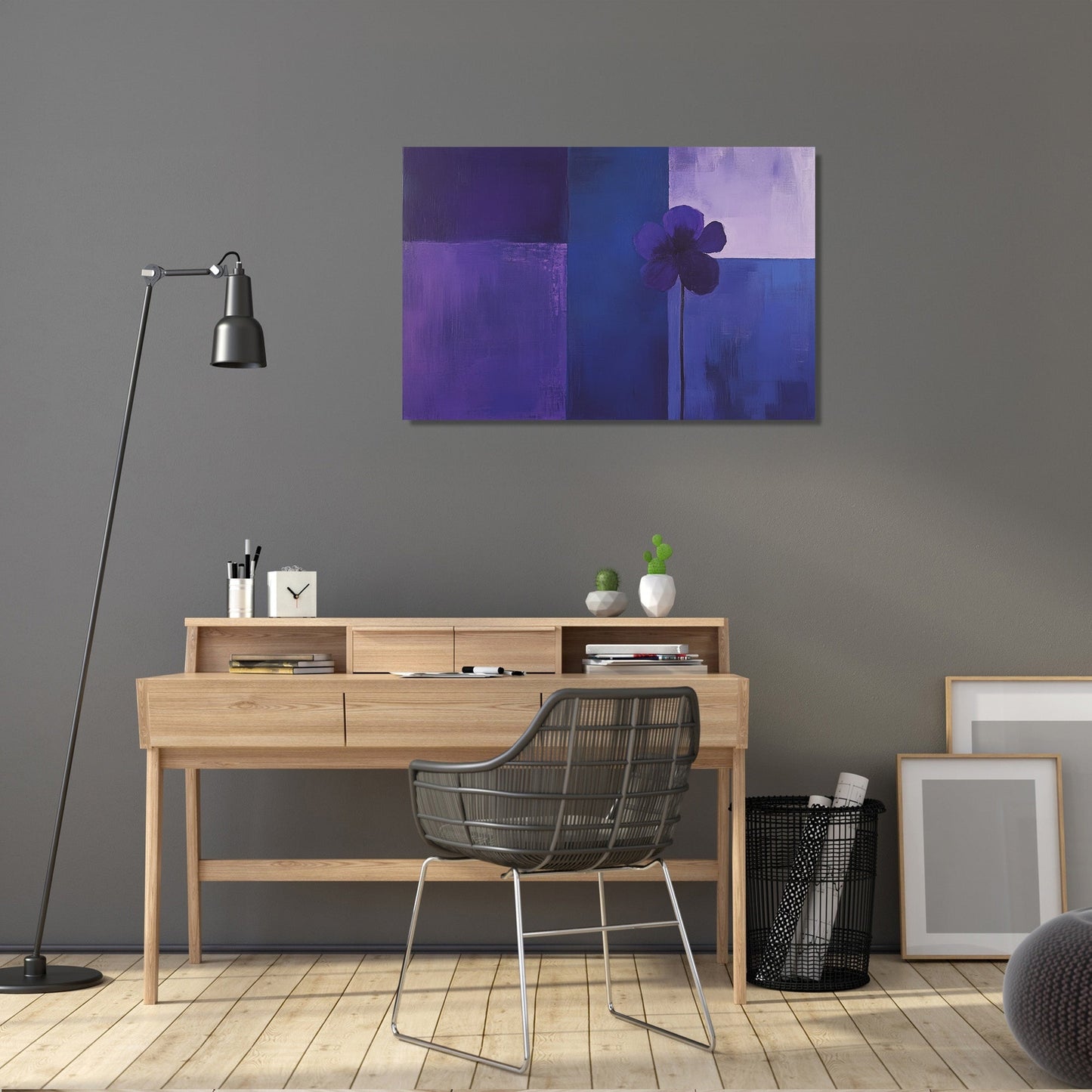 Melancholic Violet Canvas