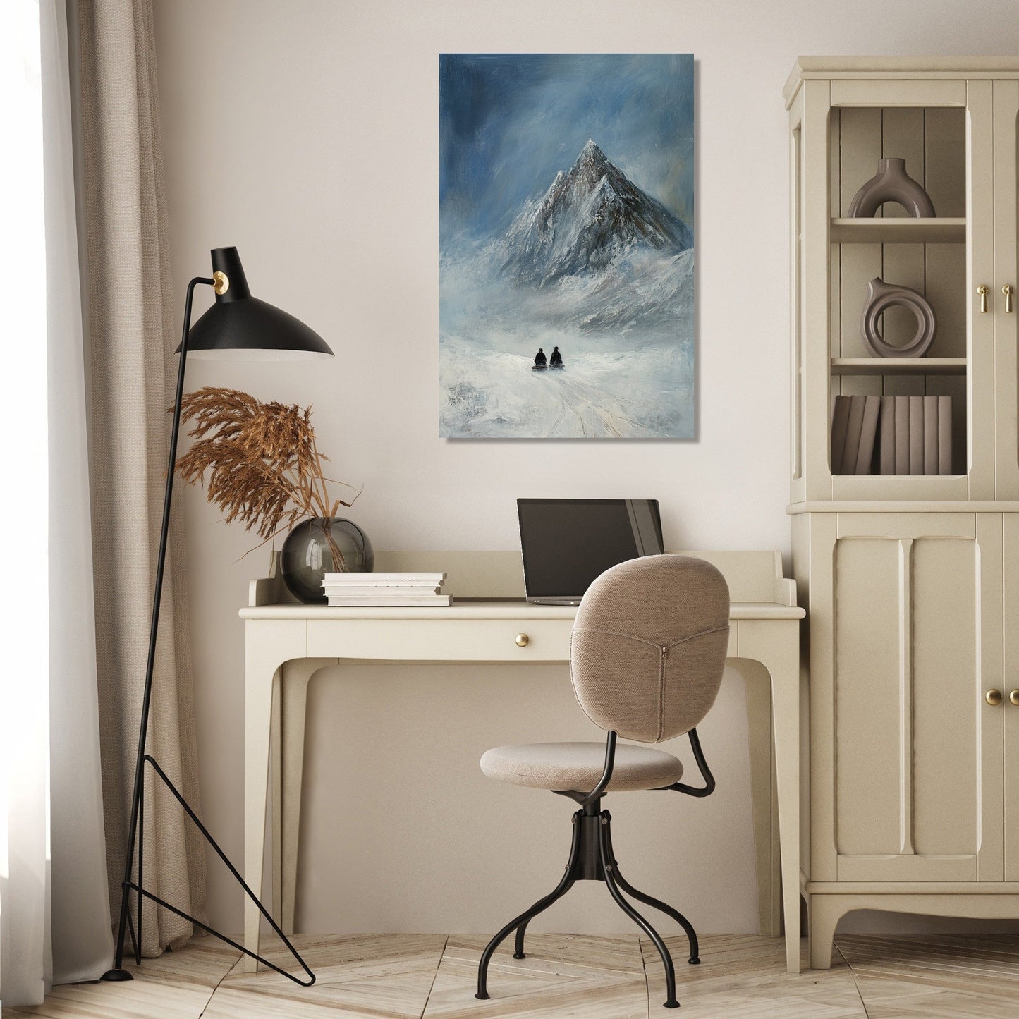 Sledging Adventure Canvas