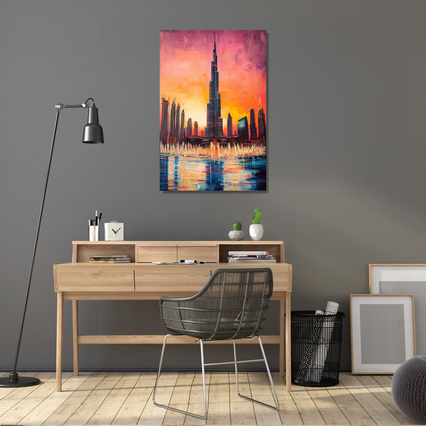 Burj Khalifa Sunrise Canvas