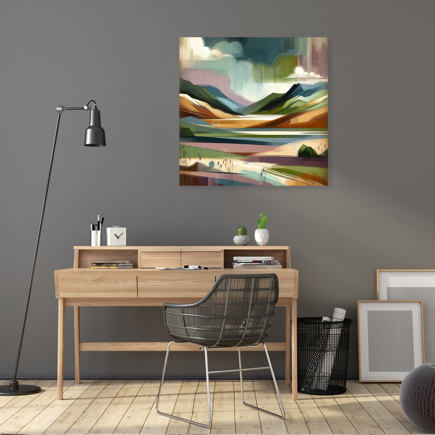 Dundee Highland Abstract Canvas