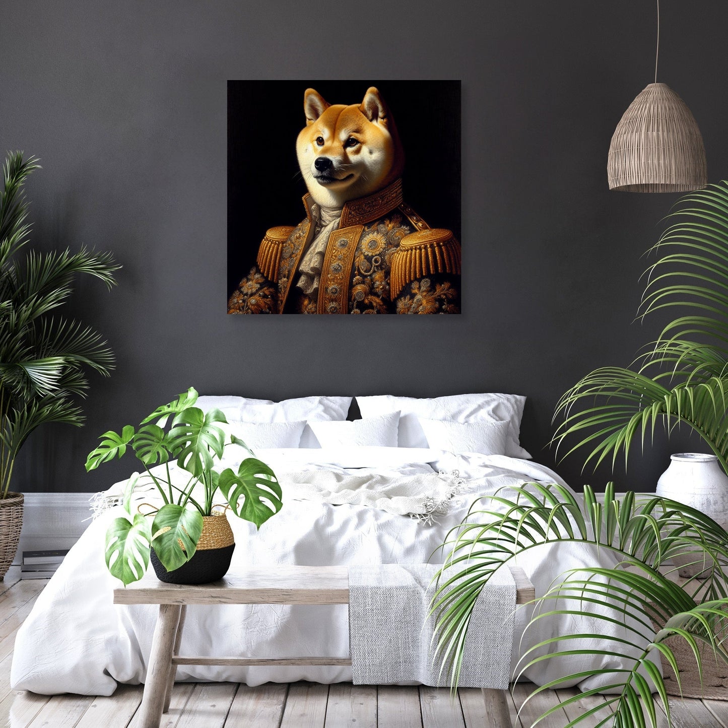 Royal Shiba Impressions Canvas