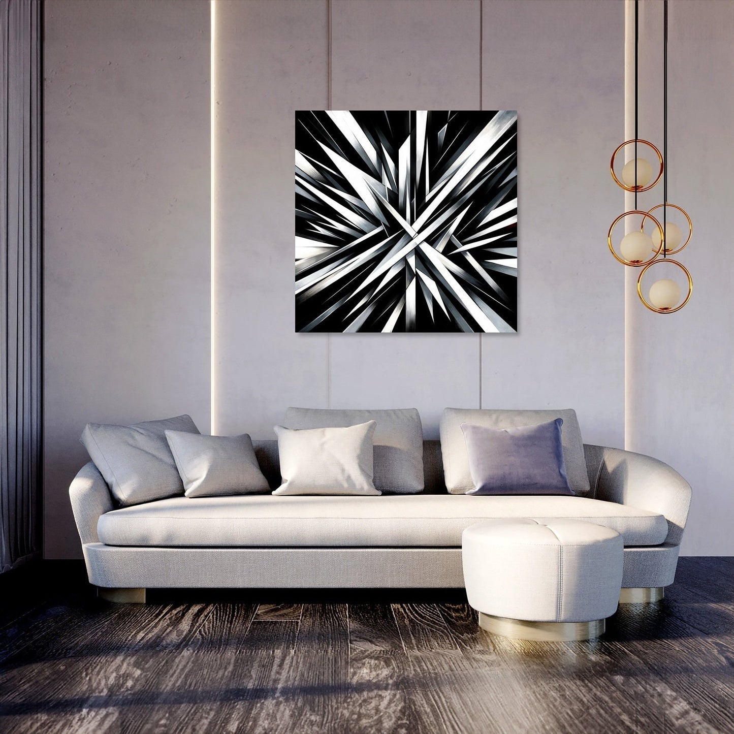 Tension Strained Canvas
