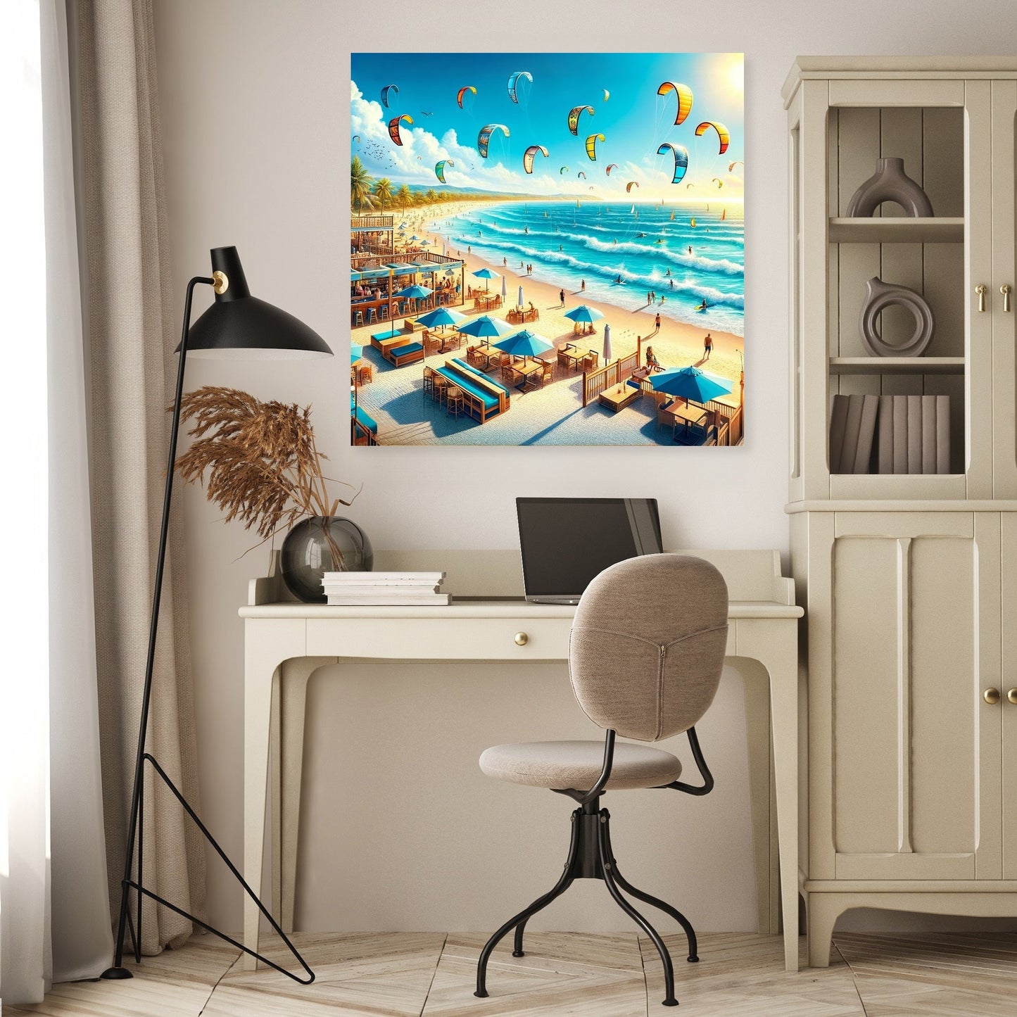 Azure Summer Harmony Canvas