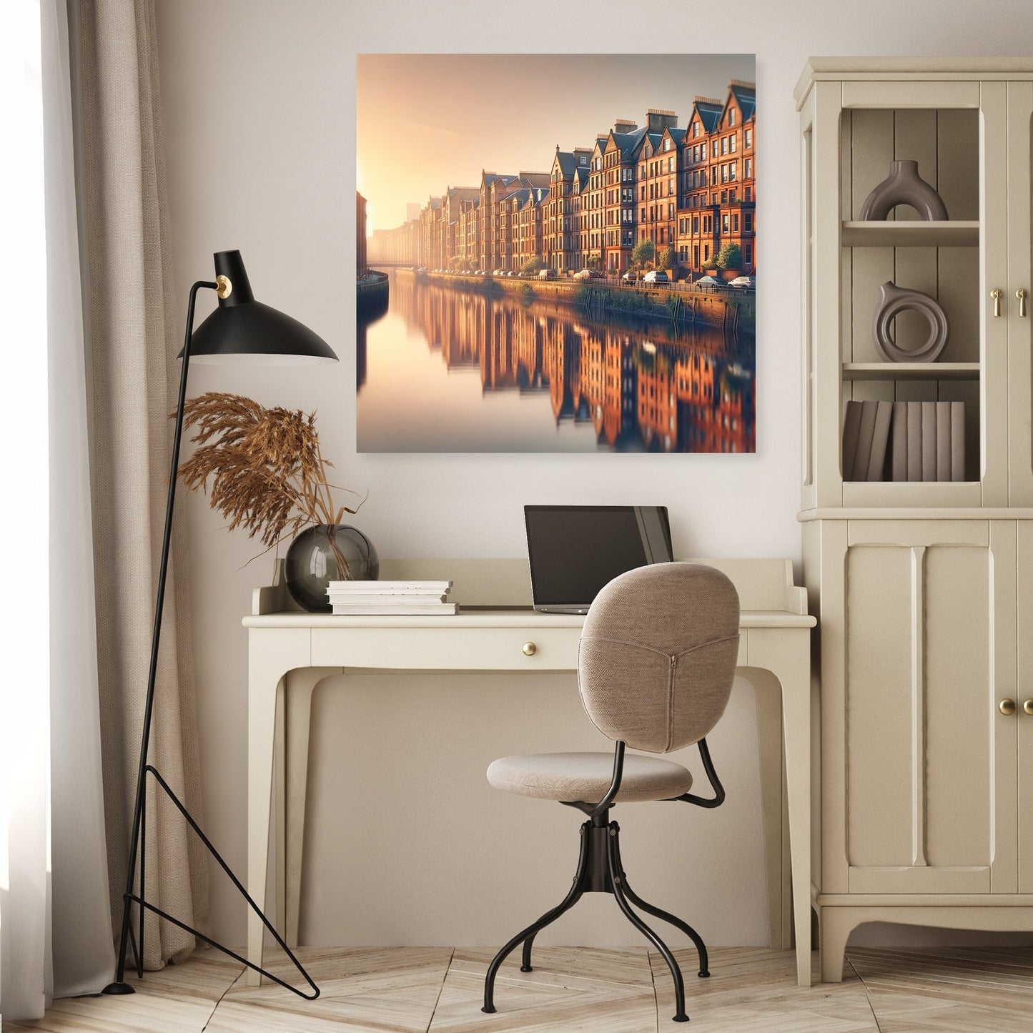 Sunset Serenity Glasgow Canvas