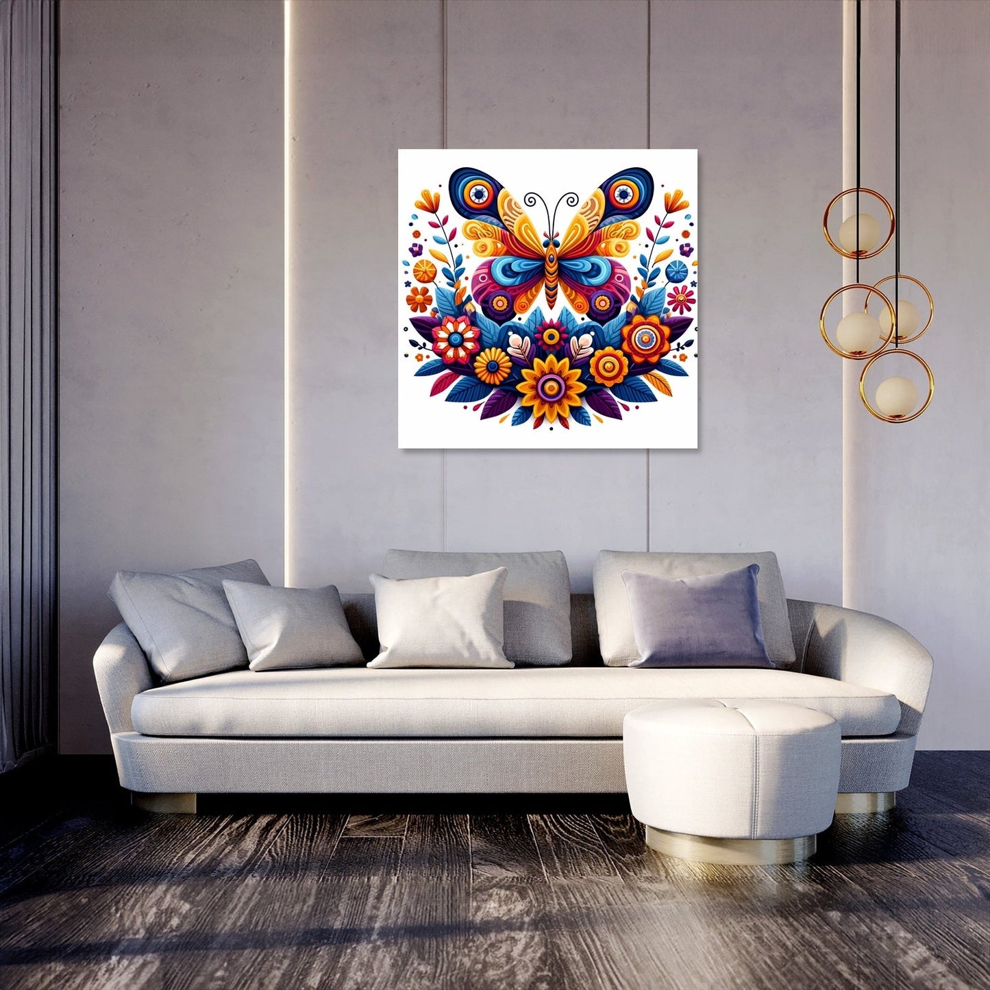 Butterfly Garden Canvas