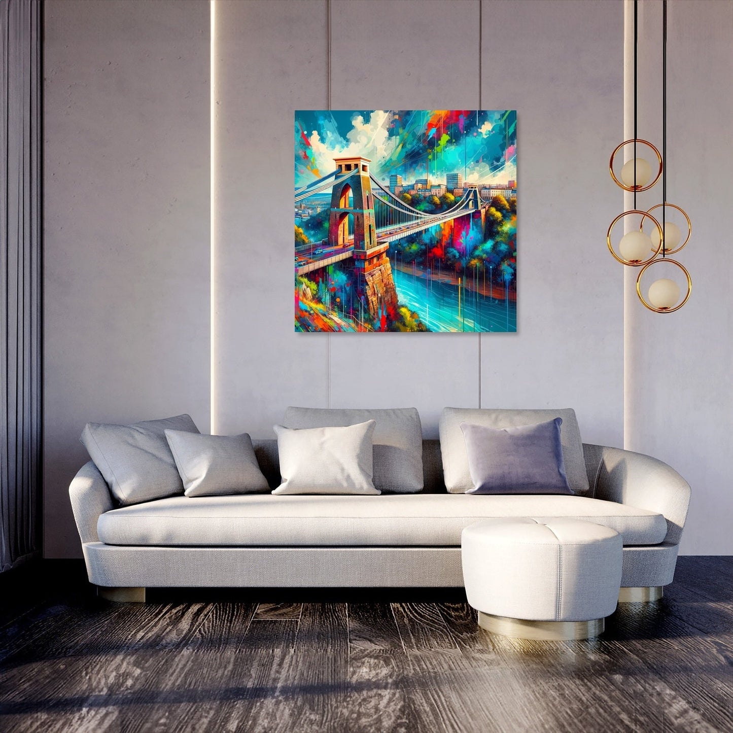 Bristol Clifton Bridge Vitality Canvas