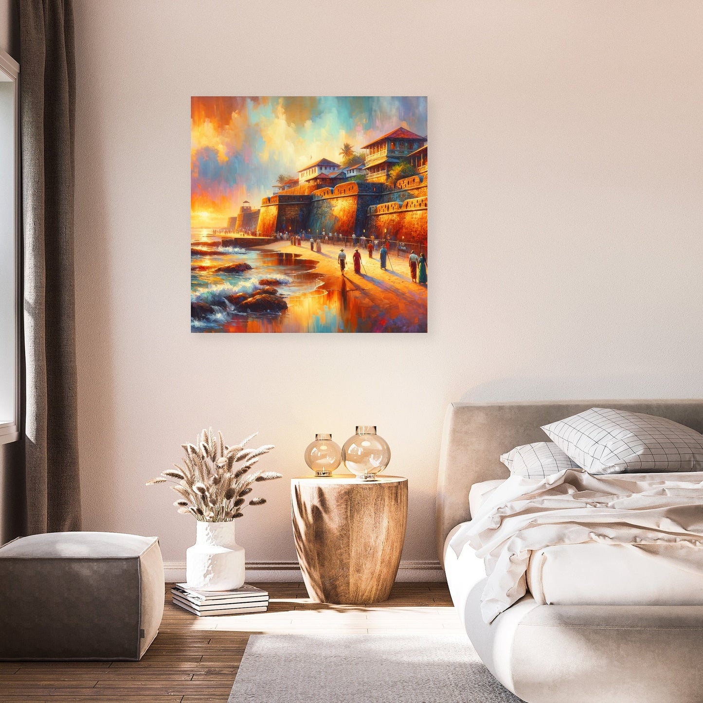 Galle Fort Sunset Canvas