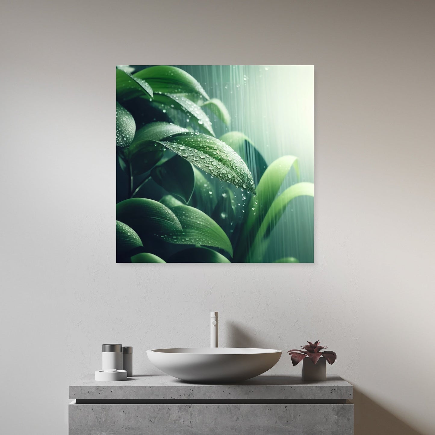 Raindrop Serenity Canvas