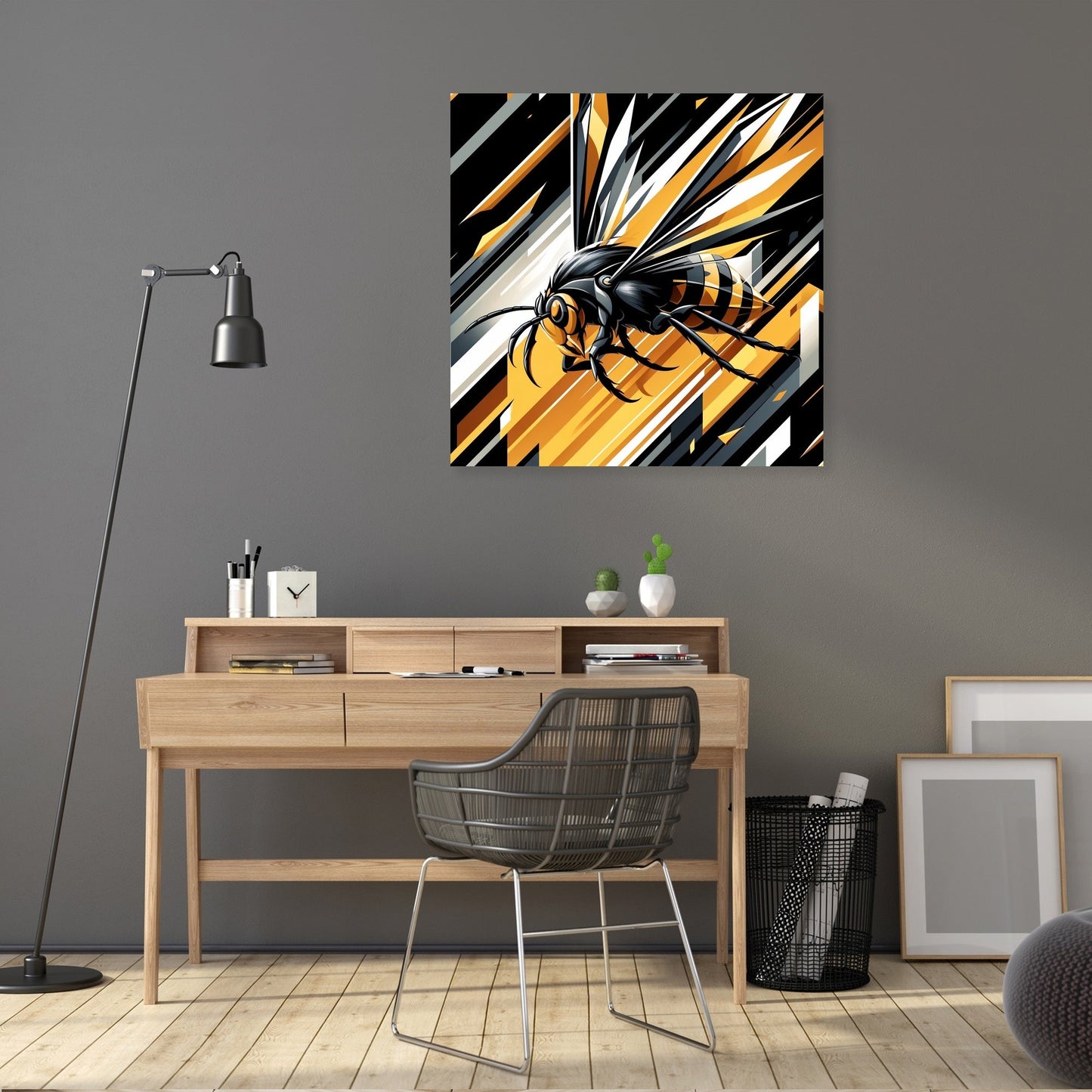 Hornet in Flight Canvas