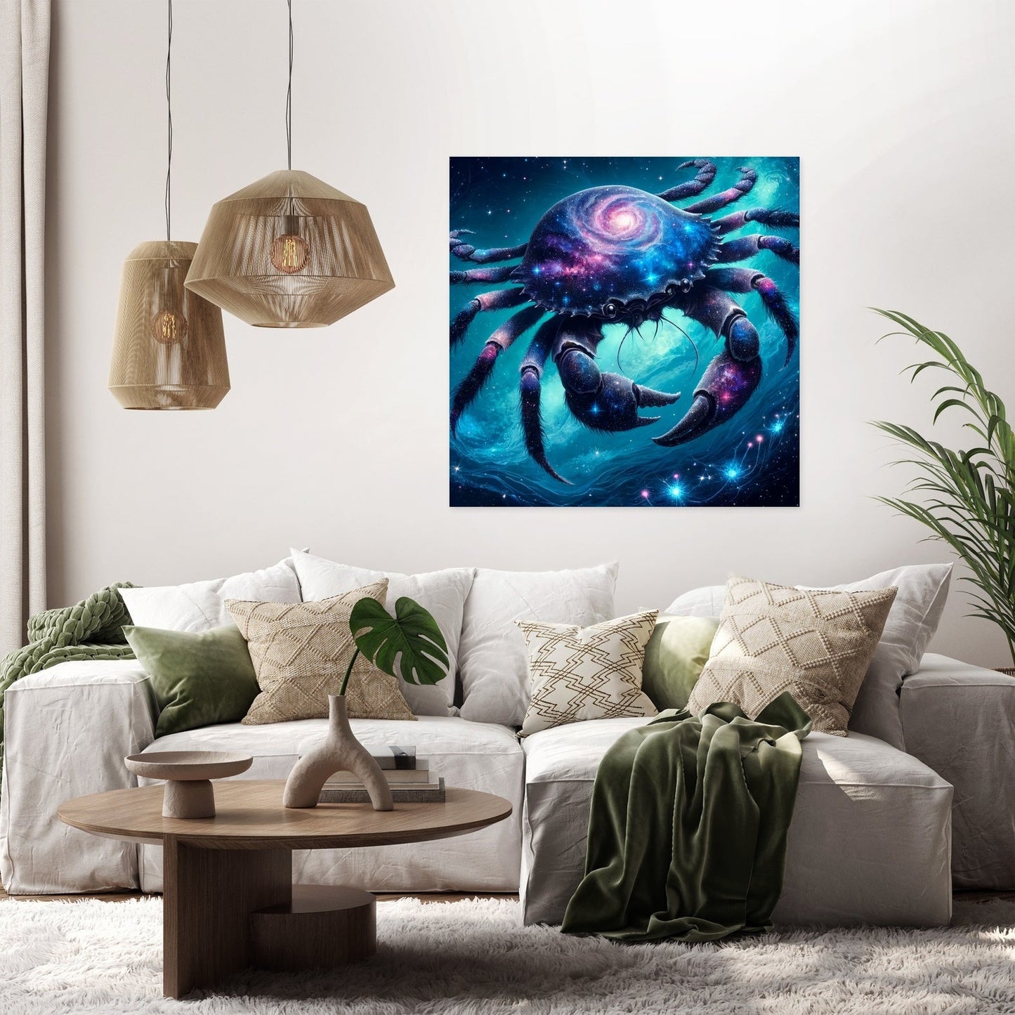 Celestial Crab Canvas