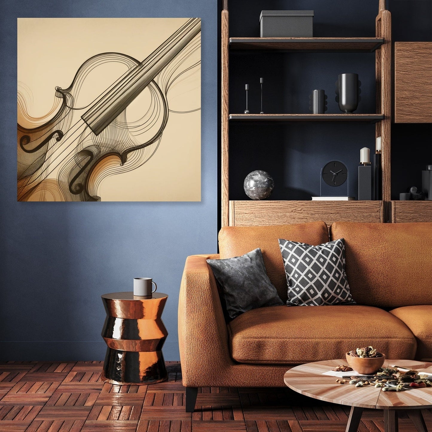 Melodic Curves Canvas