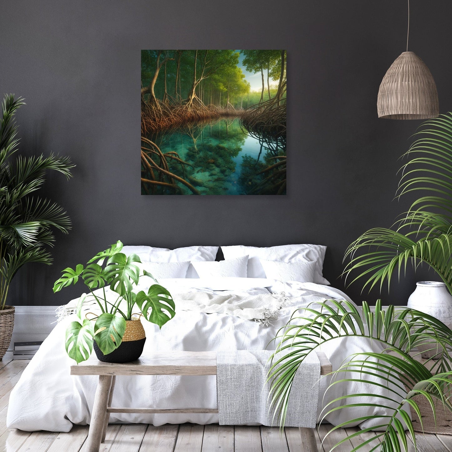 Serene Mangrove Canvas