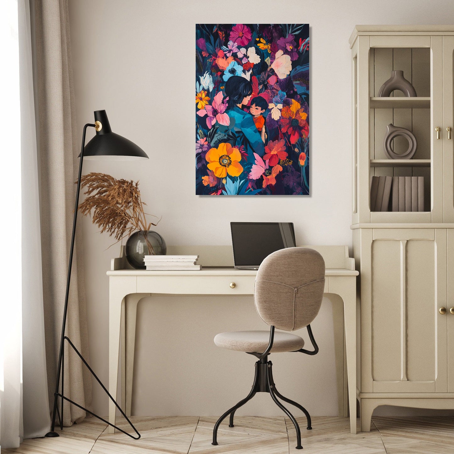 Floral Embrace Canvas