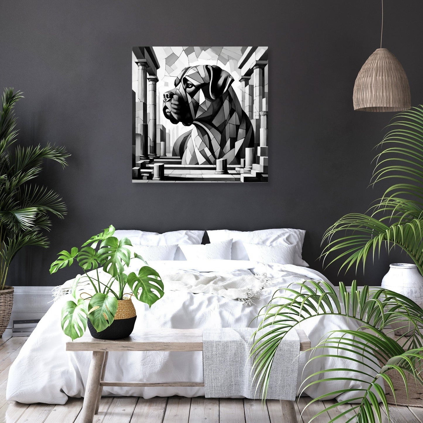 Echoes of the Past Bullmastiff Canvas
