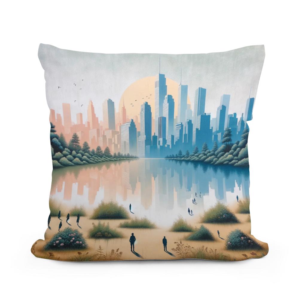 Skyline Harmony Cotton Cushion