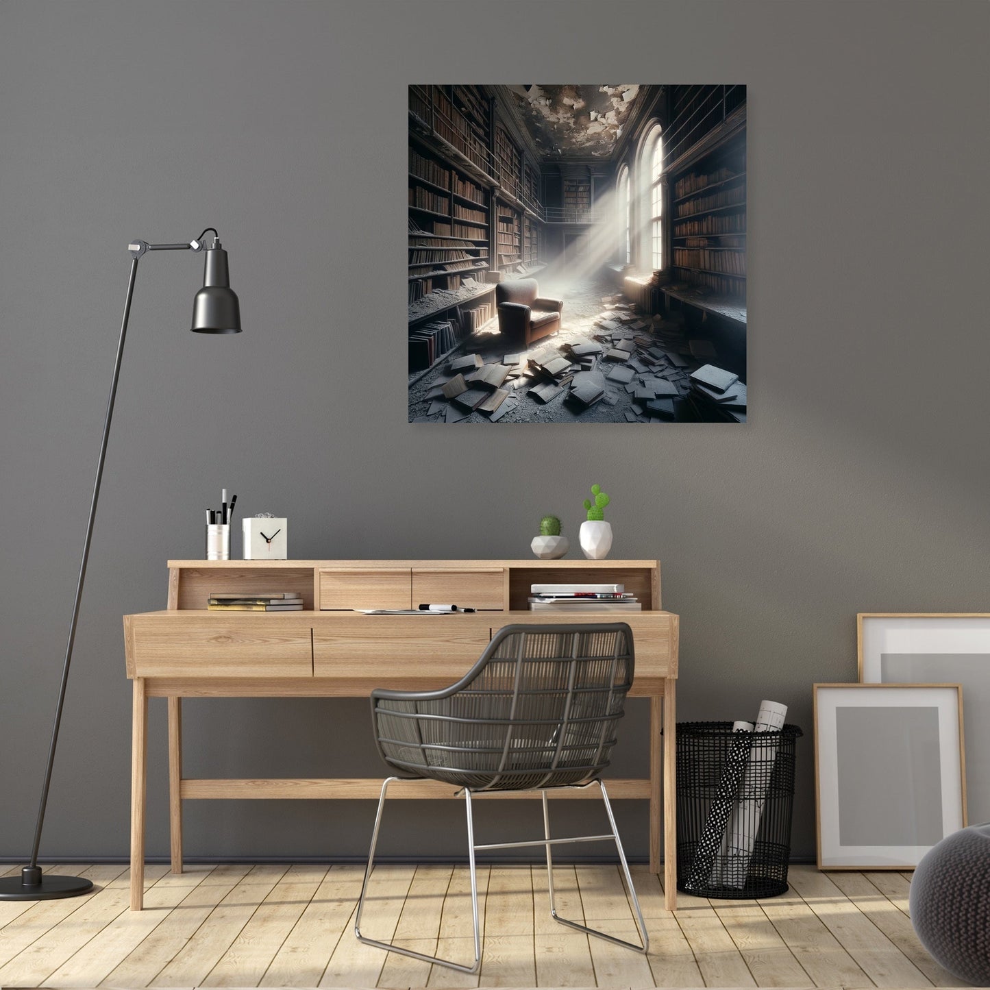 Dusty Library Canvas