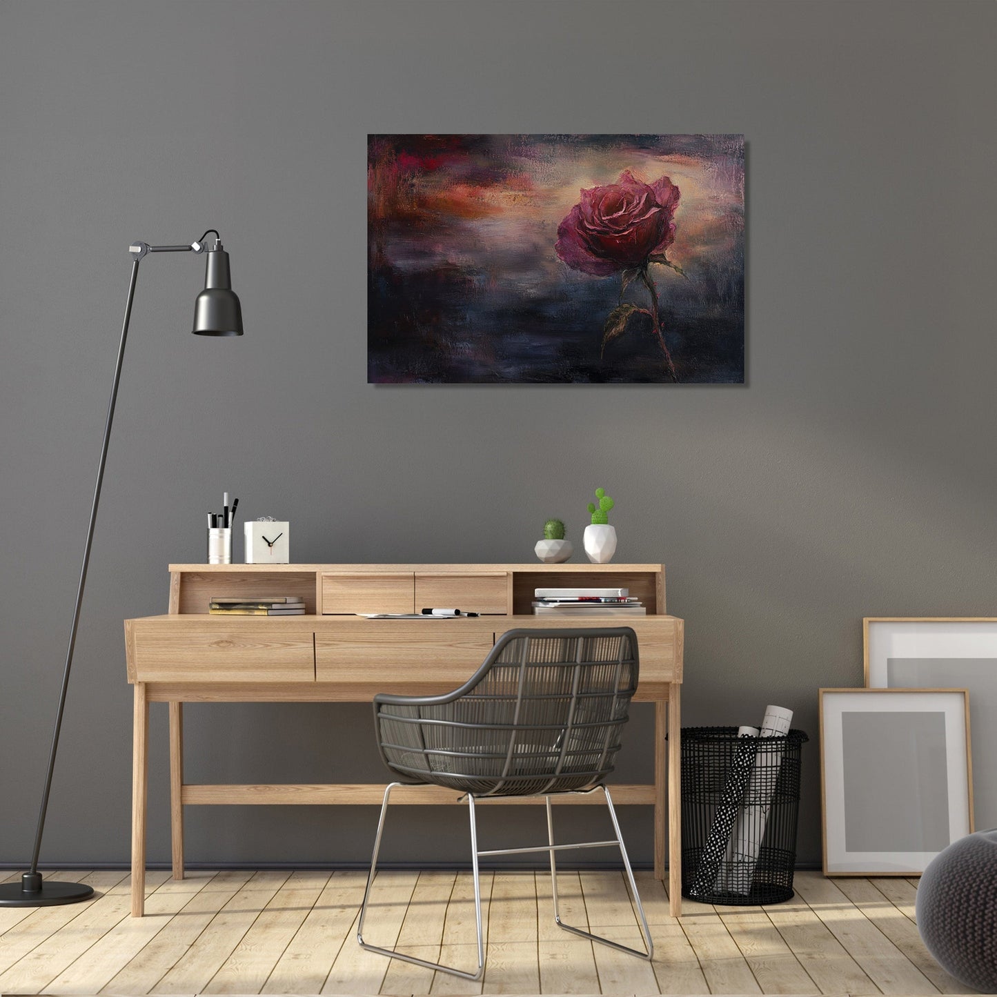 Twilight Rose Canvas