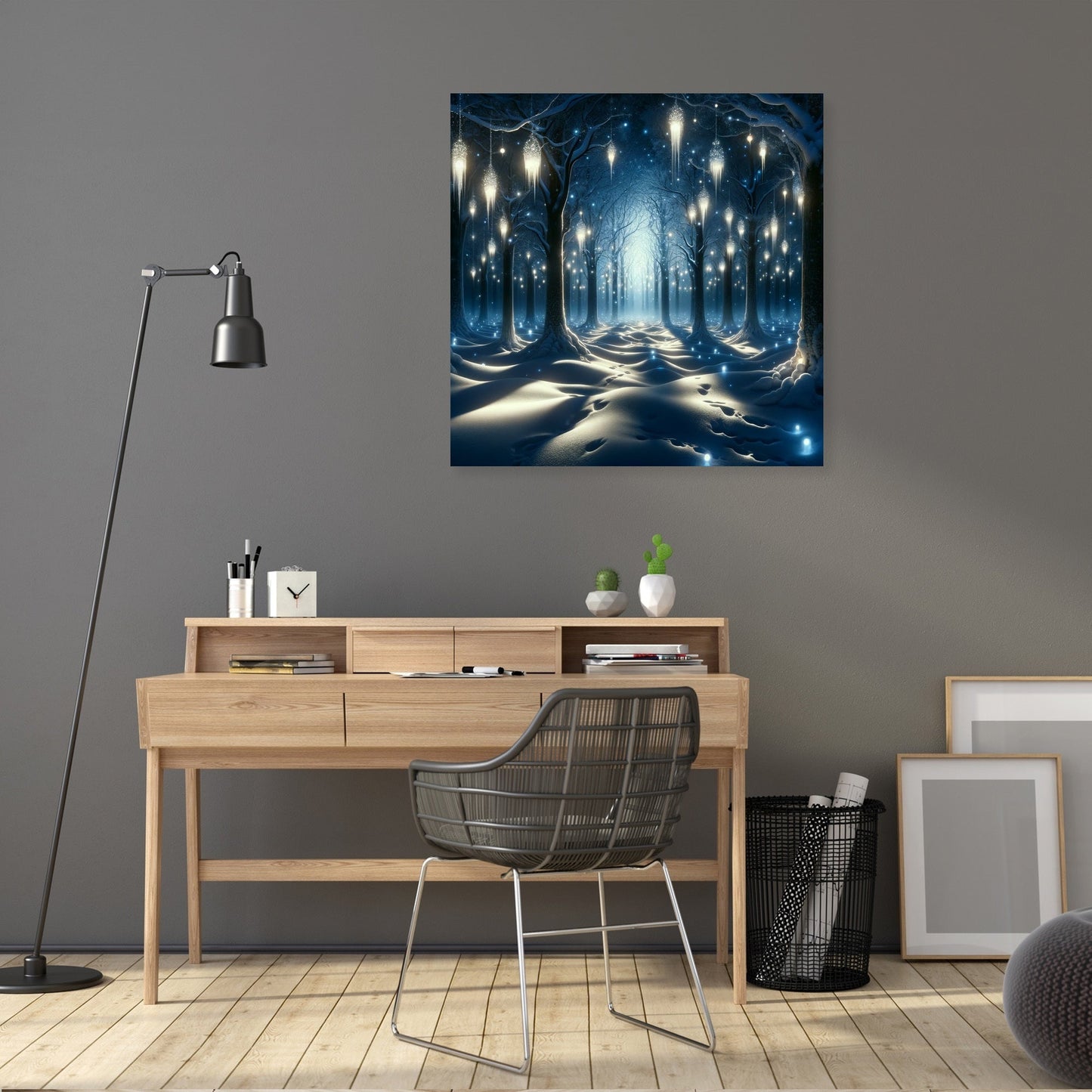 Luminous Winter Fantasy Canvas