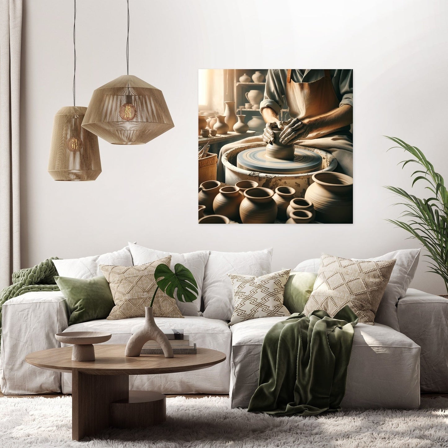 Earthen Hands Canvas