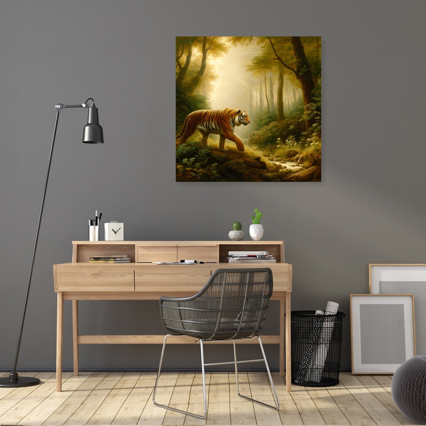 Classical Forest Tiger Canvas