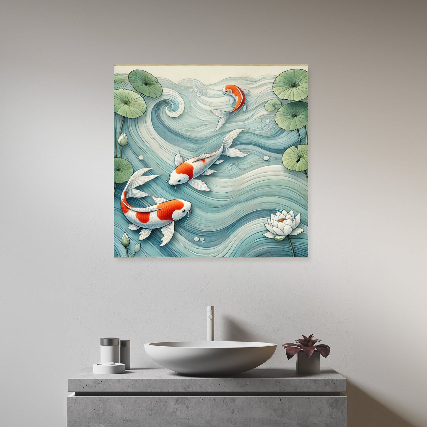 Koi Serenity Canvas