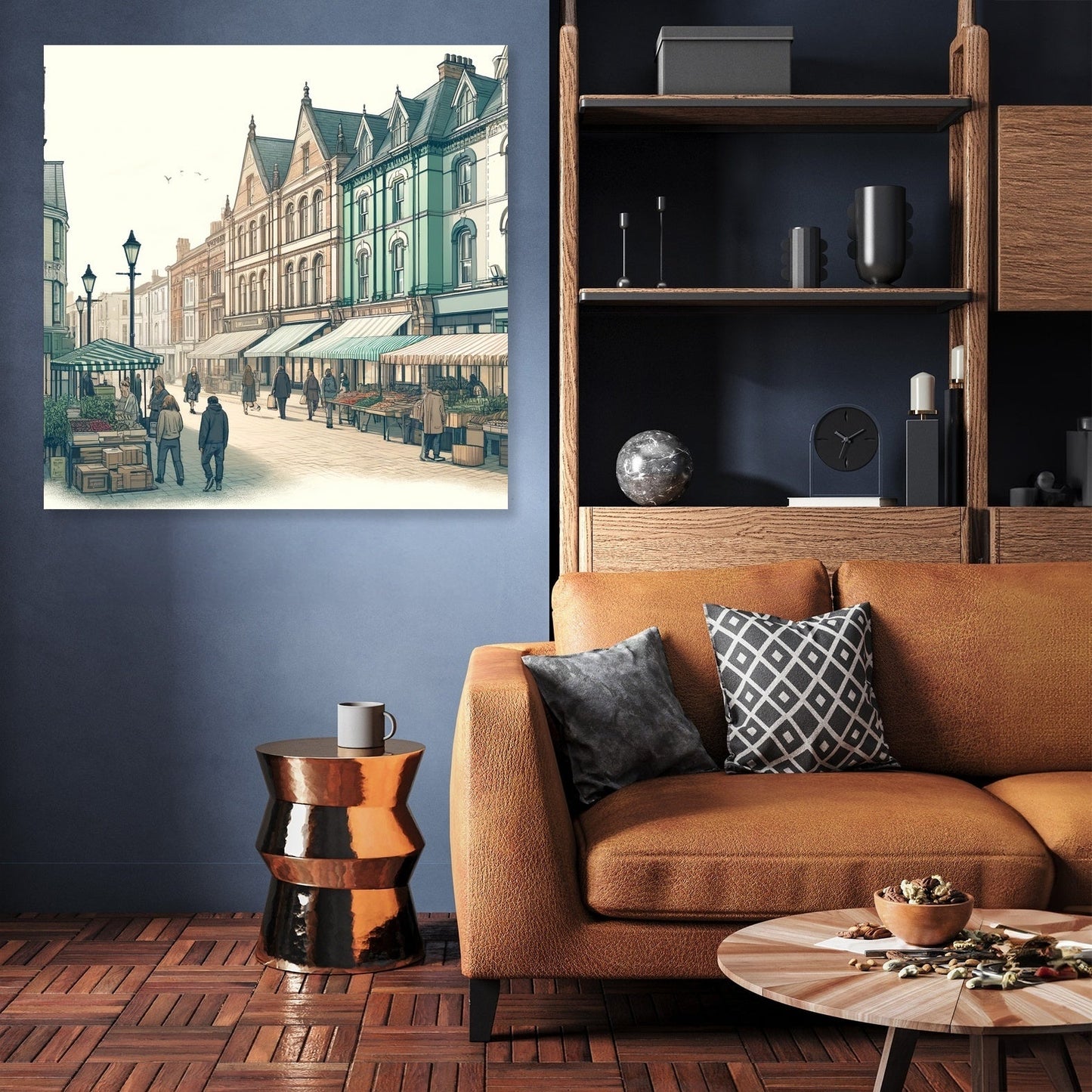 High Street Leicester Canvas