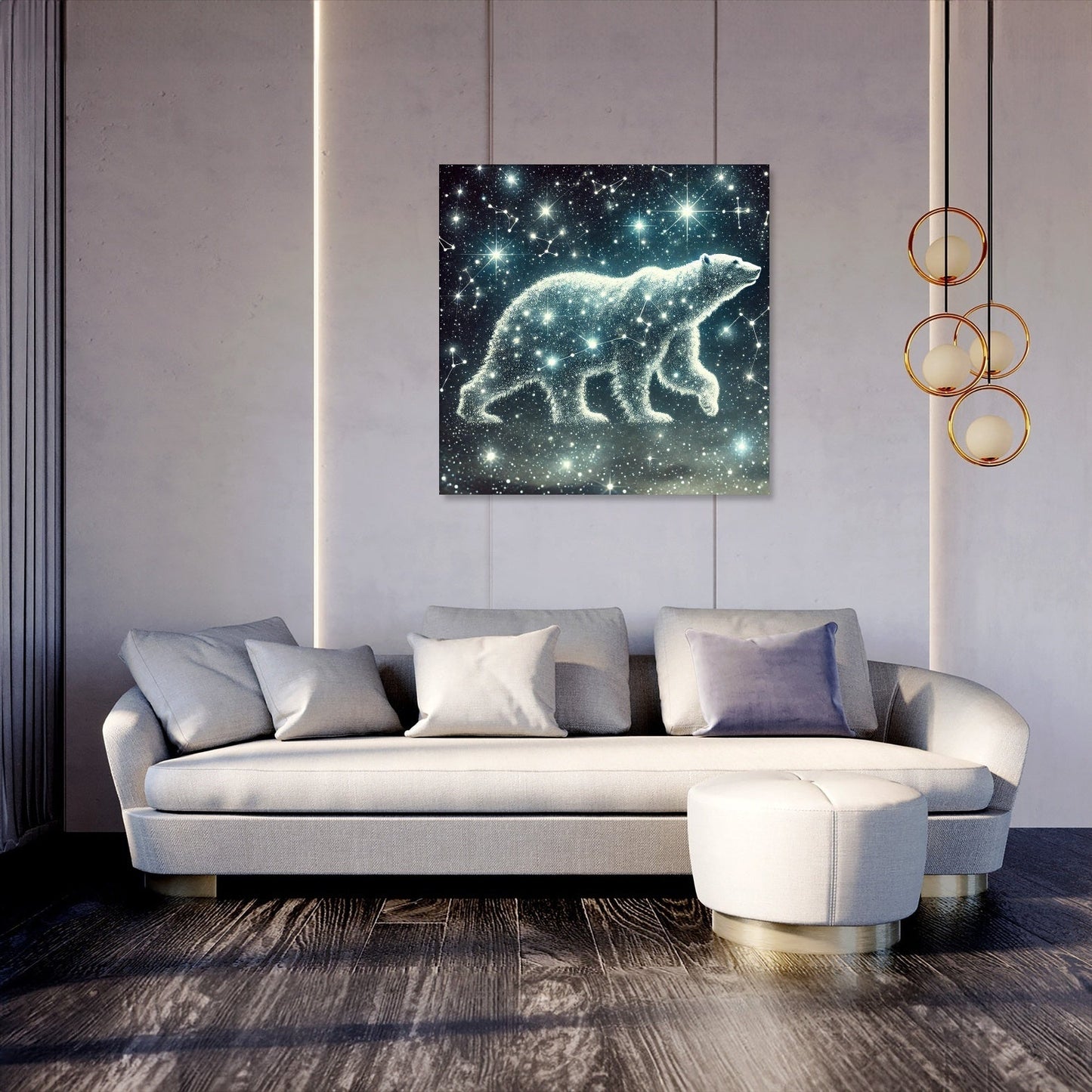 Celestial Bear Canvas