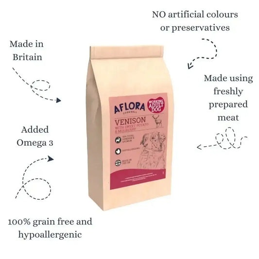 Aflora Venison & Salmon Grain Free Dog Food