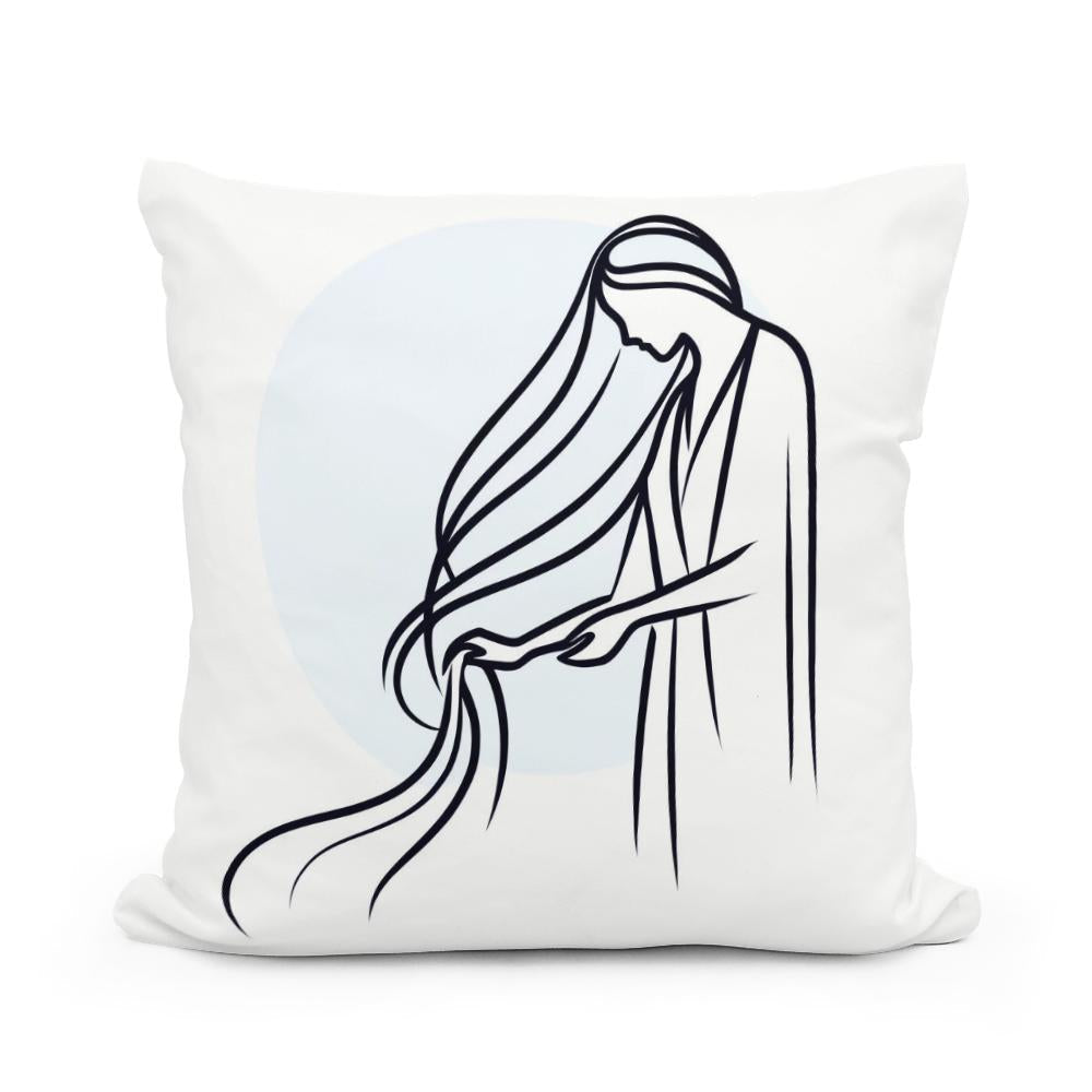 Serenity Stroke Cotton Cushion