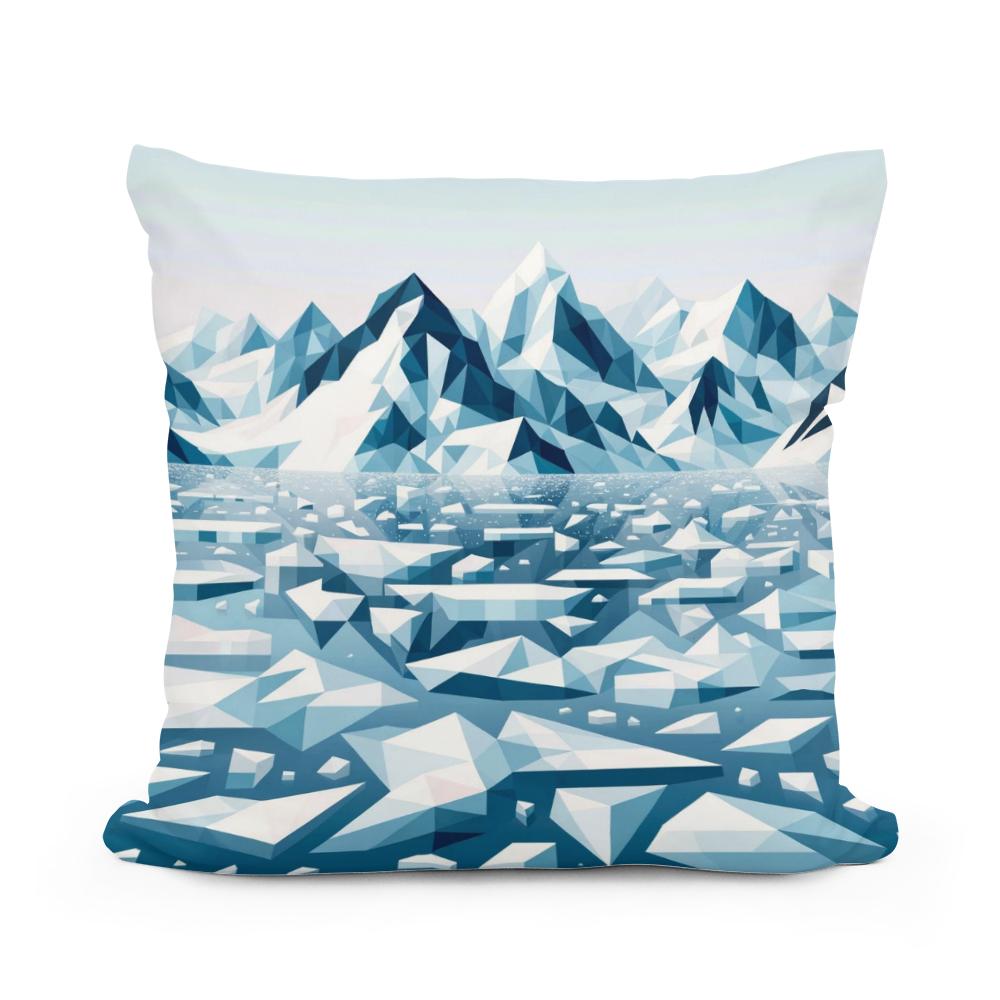 Frozen Arctic Cotton Cushion