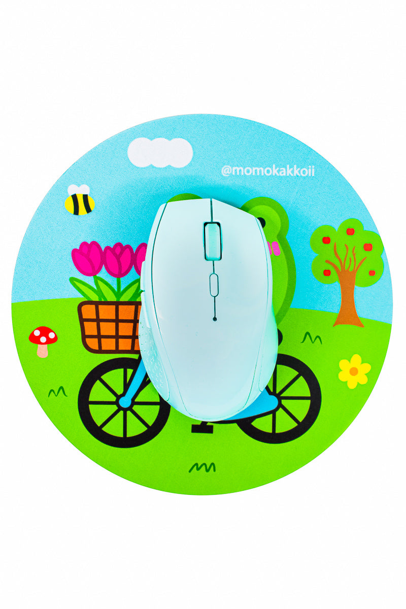 Albert's Flower Ride Mouse Pad