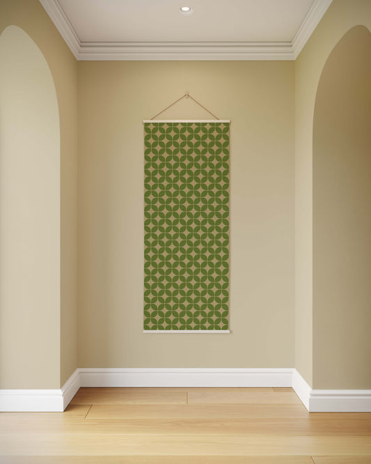 Retro Diamond Pattern Tapestry