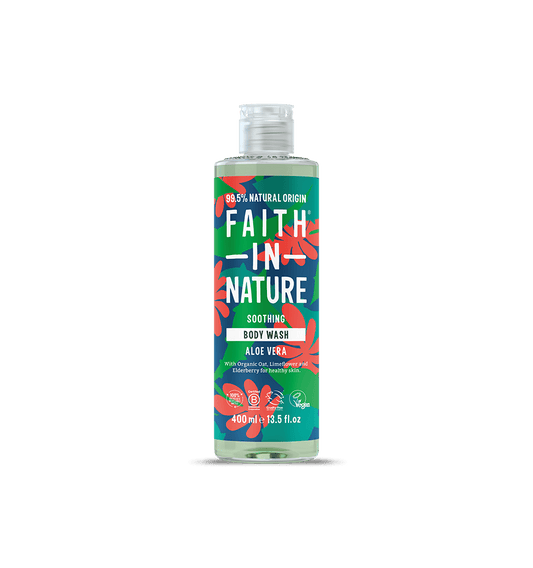 Aloe Vera Body Wash 400ml – 99.5% Natural Origin, Tested on Sensitive Skin