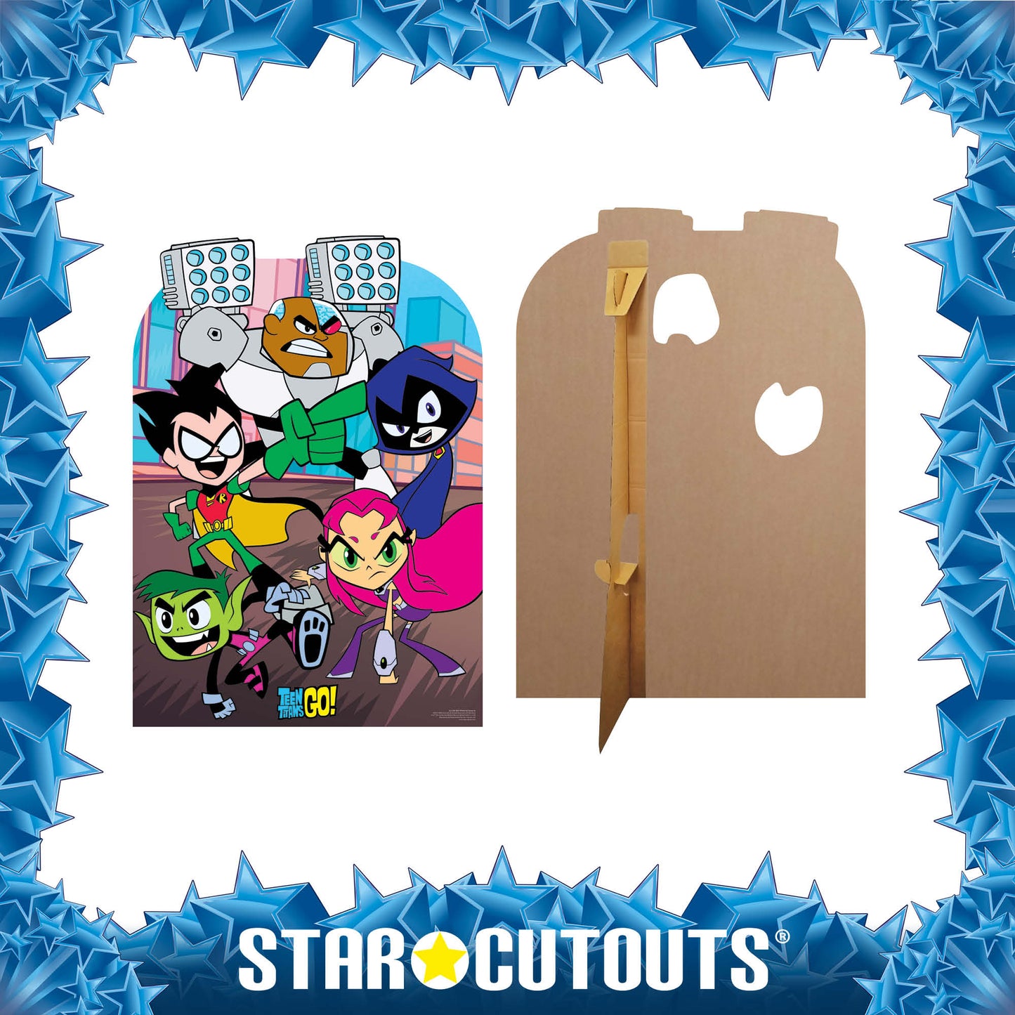 SC1338 Teen Titans Go Stand-In Cardboard Cut Out Height 133cm