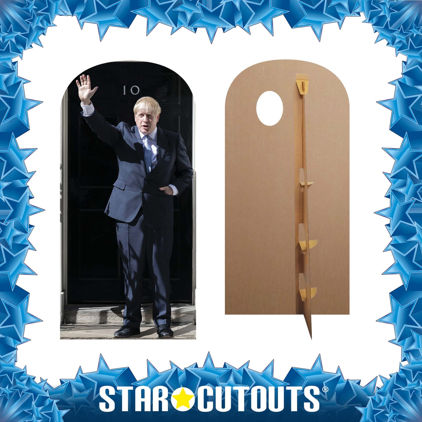 SC1453 Prime Minister Stand In PoliticIan Cardboard Cut Out Height 184cm