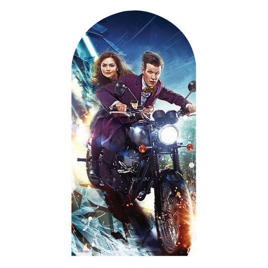 SC660 The Doctor and Clara Stand In Cardboard Cut Out Height 185cm