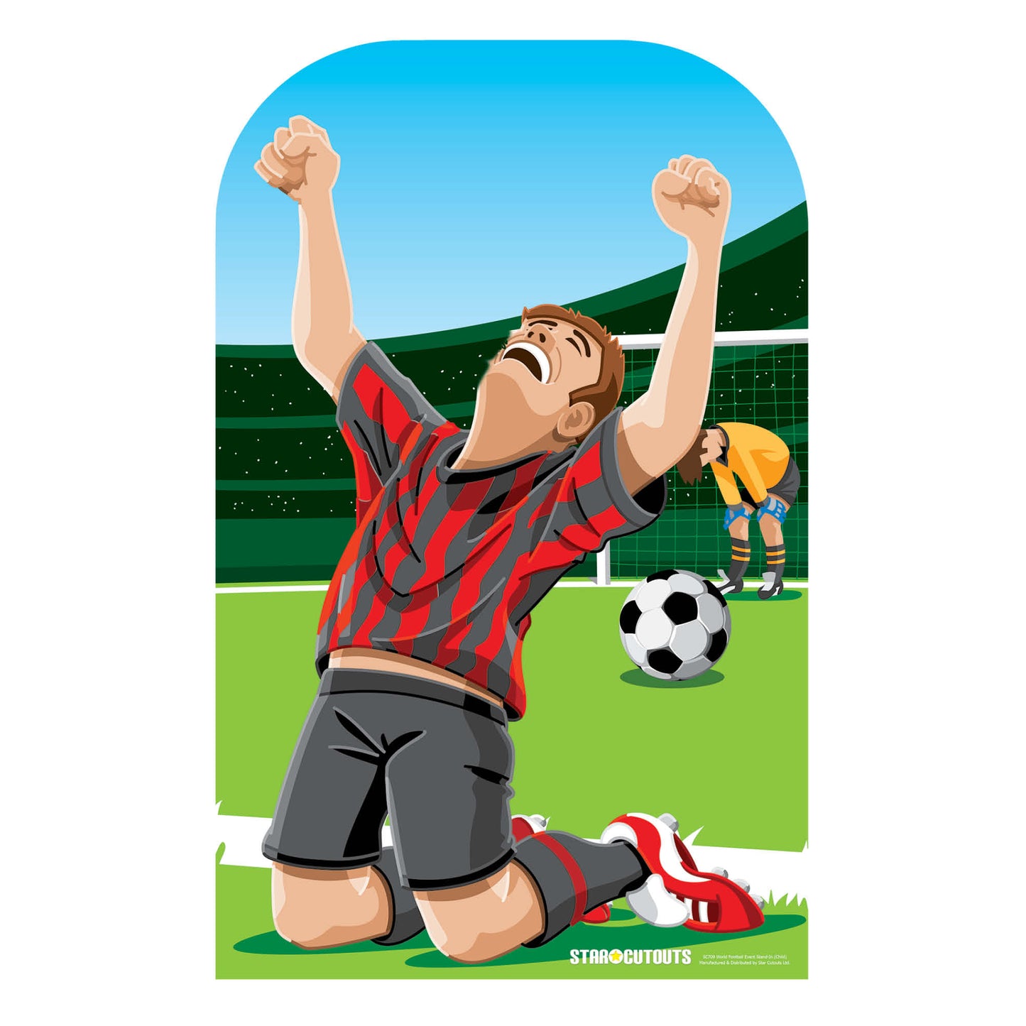 SC709 Child-Sized World Cup 2026  Football Stand In Cardboard Cutout Height 117cm
