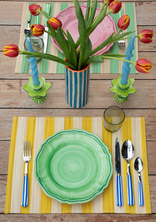 Amalfi Coast Placemats - (Set of 6) Vibrant Dining, Italian Daydreams